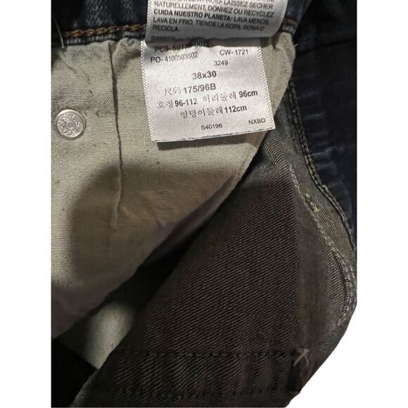 Levi Strauss & Co slim straight jeans size 37S - Picture 5 of 8